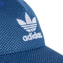 cappellino-visiera-curva-blu-con-logo-bianco-trefoil-primeknit-di-adidas