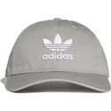 cappellino-visiera-curva-grigio-regolabile-trefoil-classic-di-adidas