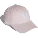 cappellino-visiera-curva-rosa-chiaro-regolabile-trefoil-classic-di-adidas