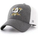 cappelli-curva-grigio-cinghia-regolabile-dei-anaheim-ducks-nhl-di-47-brand