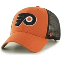 cappellino-trucker-arancione-philadelphia-flyers-nhl-mvp-branson-di-47-brand