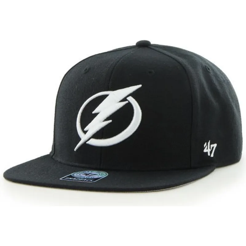 cappelli-piatta-nero-snapback-dei-tampa-bay-lightning-nhl-di-47-brand