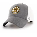 cappelli-curva-grigio-cinghia-regolabile-dei-boston-bruins-nhl-di-47-brand