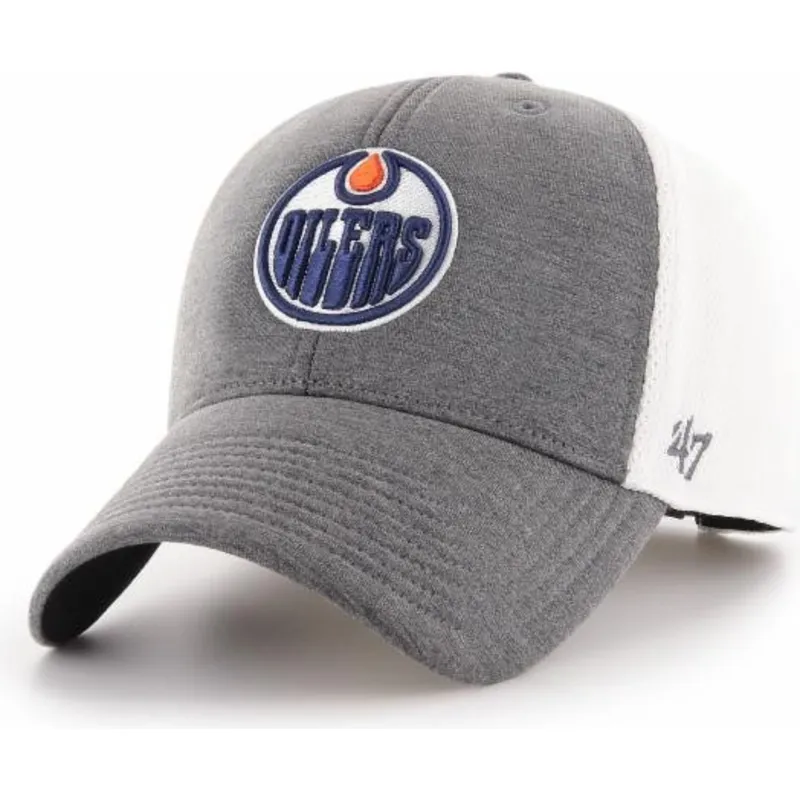cappelli-curva-grigio-cinghia-regolabile-dei-edmonton-oilers-nhl-di-47-brand