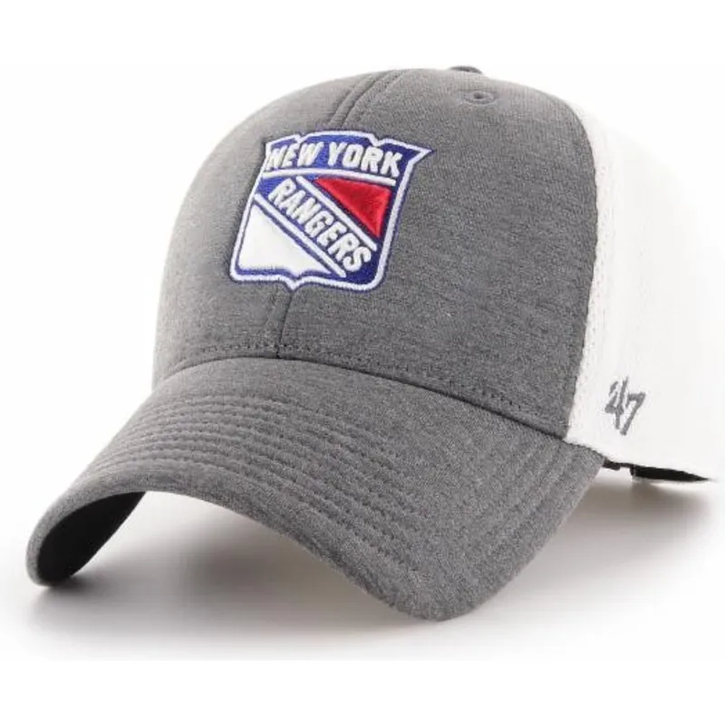 cappelli-curva-grigio-cinghia-regolabile-dei-new-york-rangers-nhl-di-47-brand