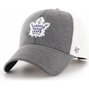 cappelli-curva-grigio-cinghia-regolabile-dei-toronto-maple-leafs-nhl-di-47-brand