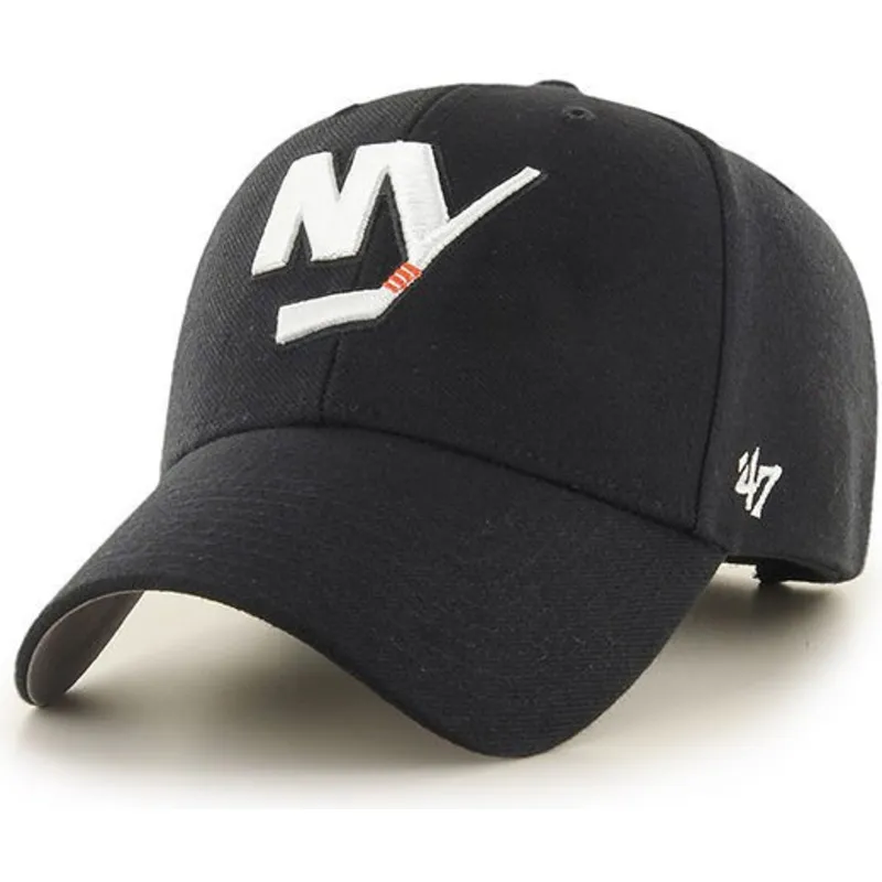 cappelli-curva-nero-cinghia-regolabile-dei-new-york-islanders-nhl-di-47-brand cappelli-curva-nero-cinghia-regolabile-dei-new-york-islanders-nhl-di-47-brand