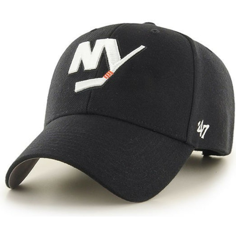 cappellino-visiera-curva-nero-di-new-york-islanders-nhl-mvp-di-47-brand