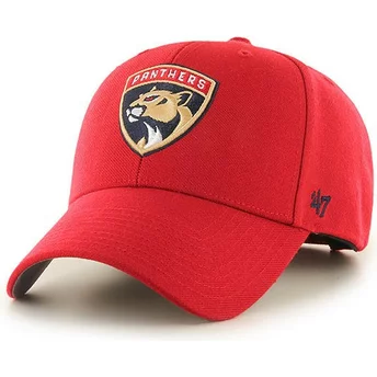Cappellino visiera curva rosso di Florida Panthers NHL MVP di 47 Brand