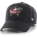cappellino-curvo-blu-marino-dei-columbus-blue-jackets-nhl-mvp-di-47-brand