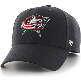 Cappellino visiera curva blu marino di Columbus Blue Jackets NHL MVP di 47 Brand