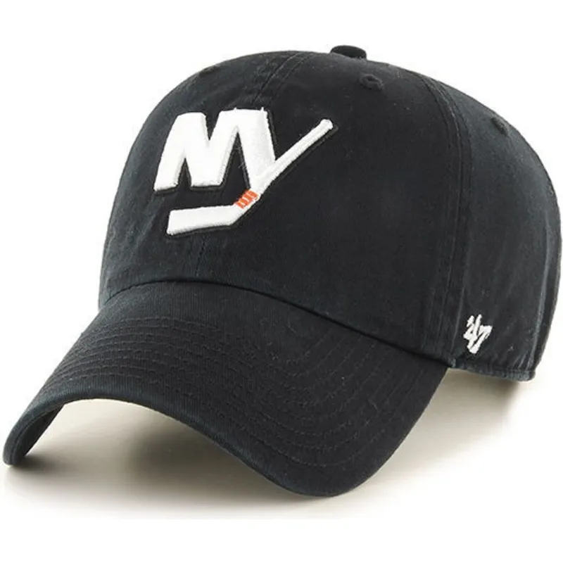 cappelli-curva-nero-cinghia-regolabile-dei-new-york-islanders-nhl-di-47-brand cappelli-curva-nero-cinghia-regolabile-dei-new-york-islanders-nhl-di-47-brand