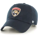 cappelli-curva-blu-marino-cinghia-regolabile-dei-florida-panthers-nhl-di-47-brand