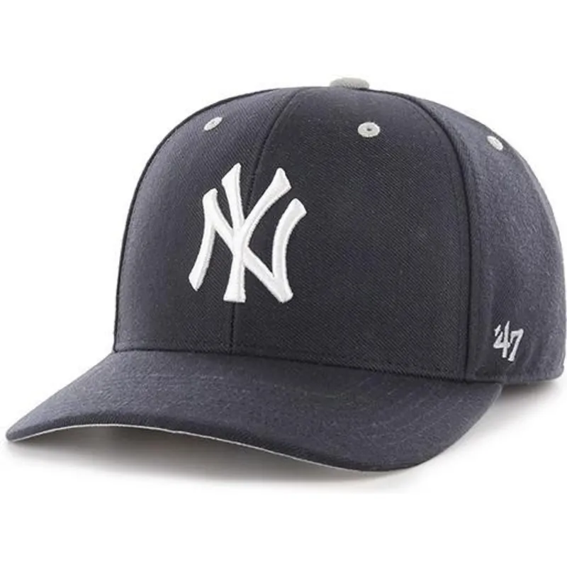 cappelli-curva-blu-marino-cinghia-regolabile-dei-new-york-yankees-mlb-di-47-brand