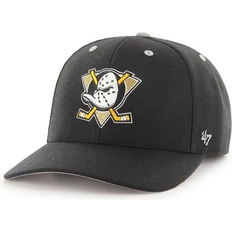 cappelli-curva-nero-cinghia-regolabile-dei-anaheim-ducks-nhl-di-47-brand cappelli-curva-nero-cinghia-regolabile-dei-anaheim-ducks-nhl-di-47-brand