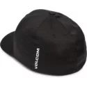 cappellino-visiera-curva-nero-aderente-full-stone-xfit-black-di-volcom