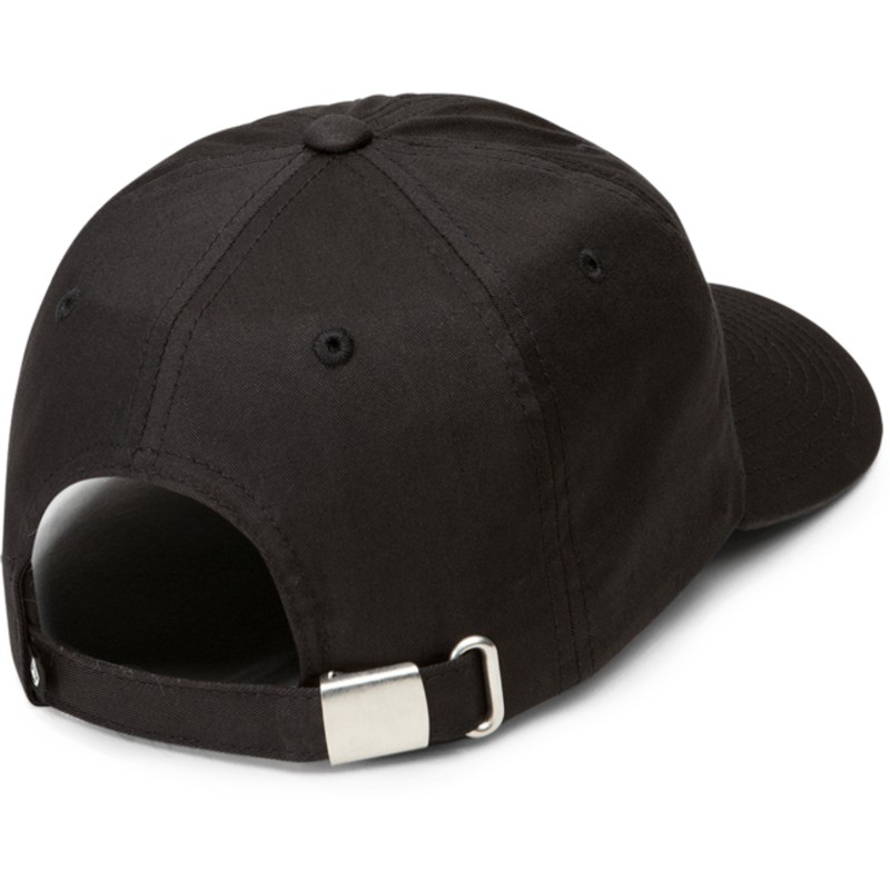 cappellino-visiera-curva-nero-regolabile-weave-black-di-volcom