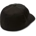 cappellino-visiera-curva-nero-aderente-stone-radiator-xfit-black-di-volcom