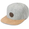 cappellino-visiera-piatta-grigio-snapback-con-visiera-marrone-quarter-fabric-grey-combo-di-volcom