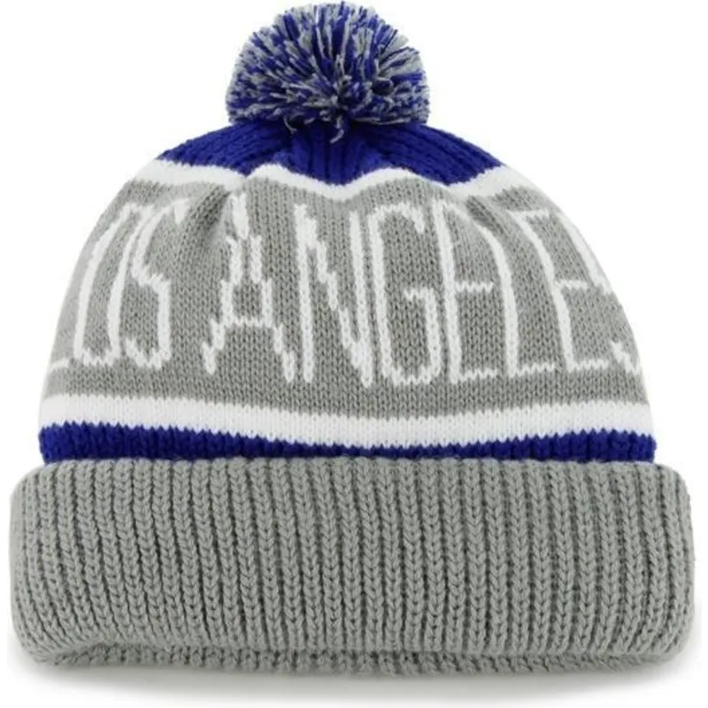 cappelli-pompon-grigio-dei-los-angeles-dodgers-mlb-di-47-brand