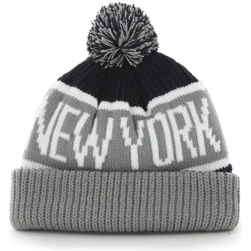 cappelli-pompon-grigio-dei-new-york-yankees-mlb-di-47-brand