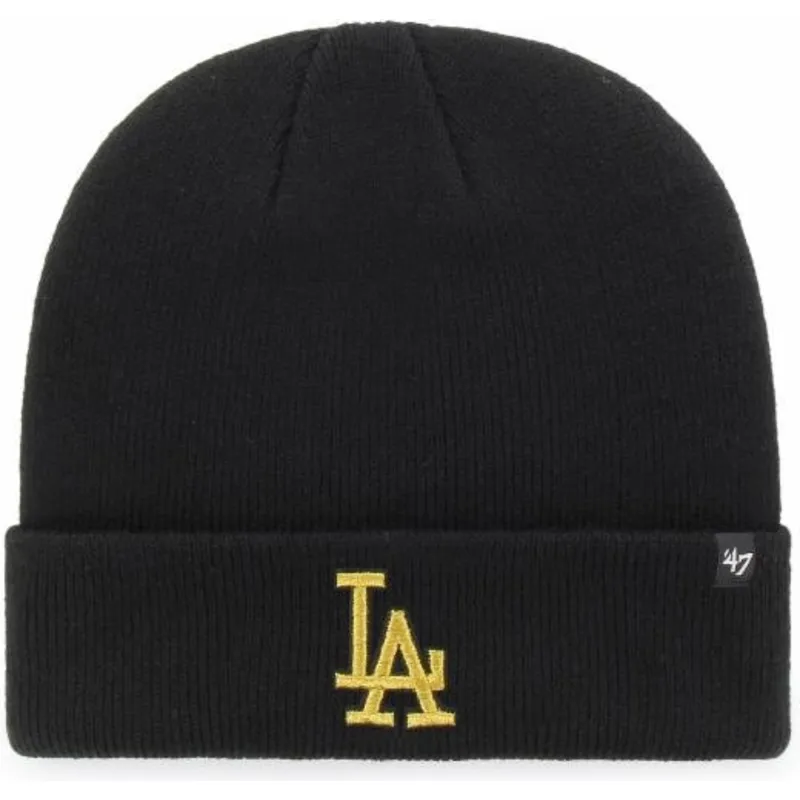 cappelli-nero-oro-dei-los-angeles-dodgers-mlb-di-47-brand
