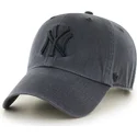 cappelli-curva-nero-cinghia-regolabile-dei-new-york-yankees-mlb-di-47-brand