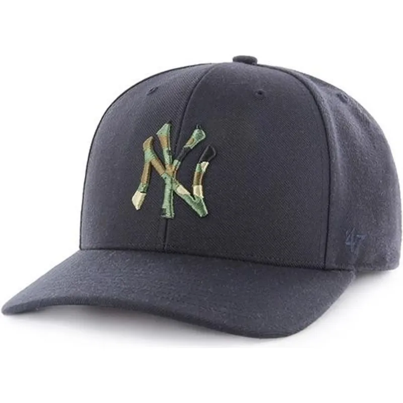 cappelli-curva-blu-marino-cinghia-regolabile-camuflaje-dei-new-york-yankees-mlb-di-47-brand