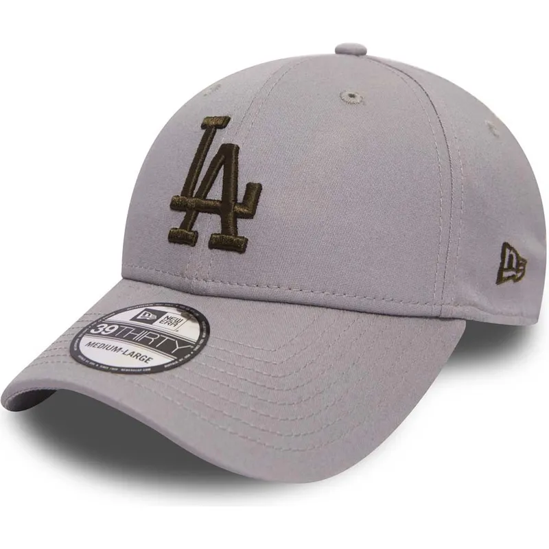 cappelli-curva-grigio-regolato-oro-39thirty-essential-dei-los-angeles-dodgers-mlb-di-new-era