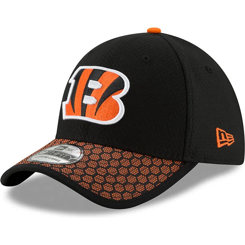 cappelli-curva-nero-regolato-39thirty-sideline-dei-cincinnati-bengals-nfl-di-new-era