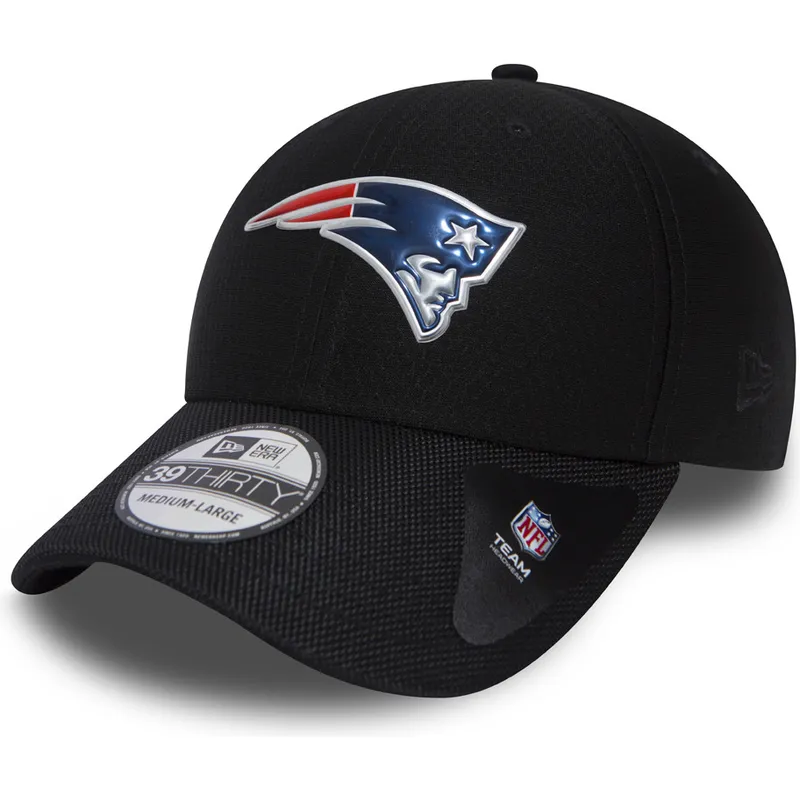 cappelli-curva-blu-marino-regolato-39thirty-black-coll-dei-new-england-patriots-nfl-di-new-era cappelli-curva-blu-marino-regolato-39thirty-black-coll-dei-new-england-patriots-nfl-di-new-era