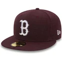 cappello-piatto-viola-aderente-59fifty-seasonal-heather-dei-boston-red-sox-mlb-di-new-era