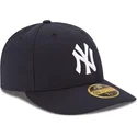 cappelli-curva-blu-marino-regolato-59fifty-low-profile-authentic-dei-new-york-yankees-mlb-di-new-era