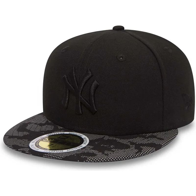 cappelli-piatta-nero-regolato-59fifty-night-time-dei-new-york-yankees-mlb-di-new-era