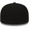 berretto-nero-aderente-con-logo-nero-59fifty-night-time-dei-new-york-yankees-mlb-di-new-era
