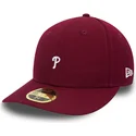 cappelli-curva-viola-regolato-59fifty-low-profile-mini-dei-philadelphia-phillies-mlb-di-new-era