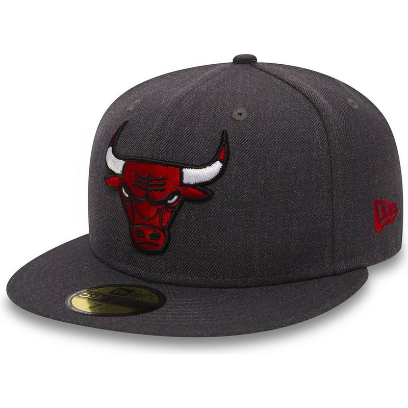 cappellino-visiera-piatta-nero-aderente-59fifty-heather-di-chicago-bulls-nba-di-new-era