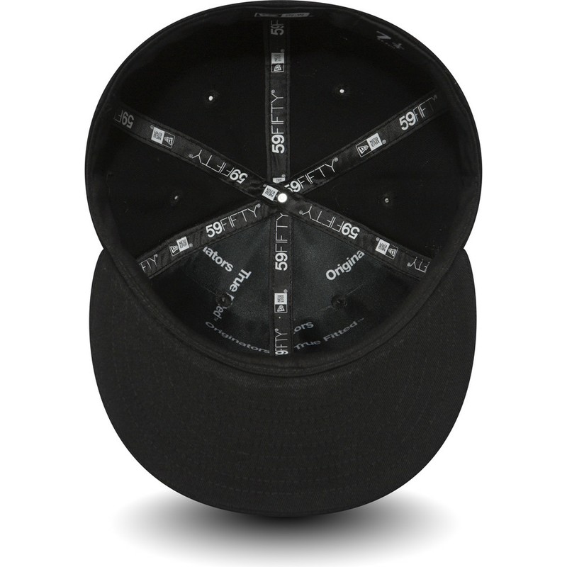 cappellino-visiera-piatta-nero-aderente-59fifty-true-originators-di-new-era