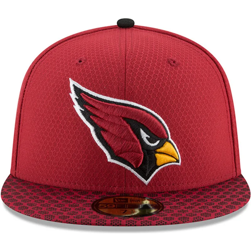cappelli-piatta-rosso-regolato-59fifty-sideline-dei-arizona-cardinals-nfl-di-new-era