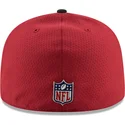 cappelli-piatta-rosso-regolato-59fifty-sideline-dei-arizona-cardinals-nfl-di-new-era