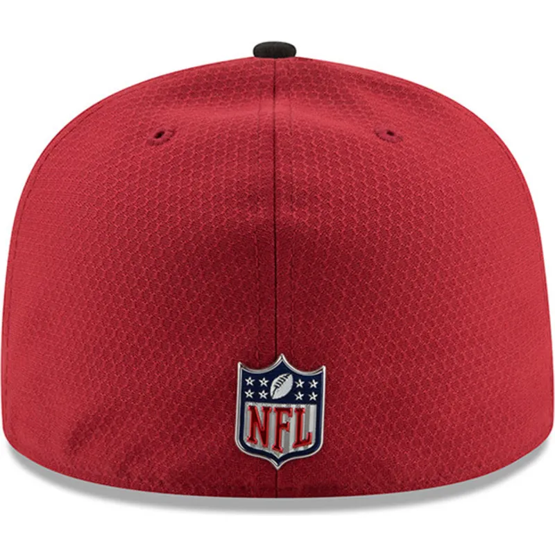 cappelli-piatta-rosso-regolato-59fifty-sideline-dei-arizona-cardinals-nfl-di-new-era