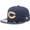 cappelli-piatta-blu-marino-regolato-59fifty-on-field-dei-chicago-bears-nfl-di-new-era