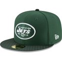 cappellino-visiera-piatta-verde-aderente-59fifty-sideline-di-new-york-jets-nfl-di-new-era