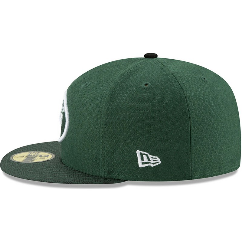 cappellino-visiera-piatta-verde-aderente-59fifty-sideline-di-new-york-jets-nfl-di-new-era