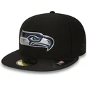 cappelli-piatta-nero-regolato-59fifty-black-coll-dei-seattle-seahawks-nfl-di-new-era
