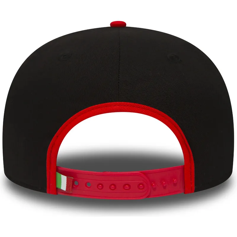 cappelli-piatta-nero-snapback-9fifty-snaparch-dei-ducati-motor-motogp-di-new-era