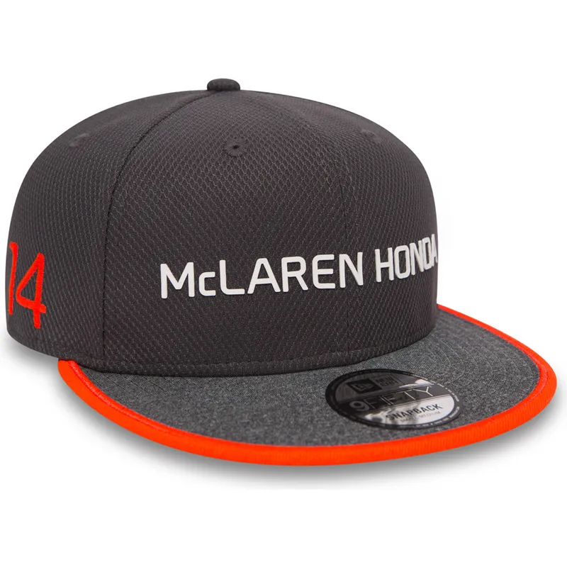 cappelli-piatta-grigio-snapback-9fifty-fernando-alonso-dei-mclaren-racing-formula-1-di-new-era