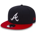 cappelli-piatta-nero-snapback-9fifty-dei-atlanta-braves-mlb-di-new-era