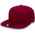 cappello-piatto-rosso-snapback-con-logo-rosso-9fifty-nano-ripstop-dei-boston-red-sox-mlb-di-new-era