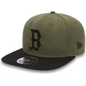 cappelli-piatta-verde-snapback-9fifty-seasonal-heather-dei-boston-red-sox-mlb-di-new-era